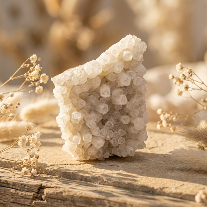 prachtige bergkristal cluster met mooie gelijkmatige punten van 1.1 kilo