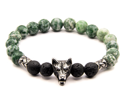 Groene Jade & Lava steen