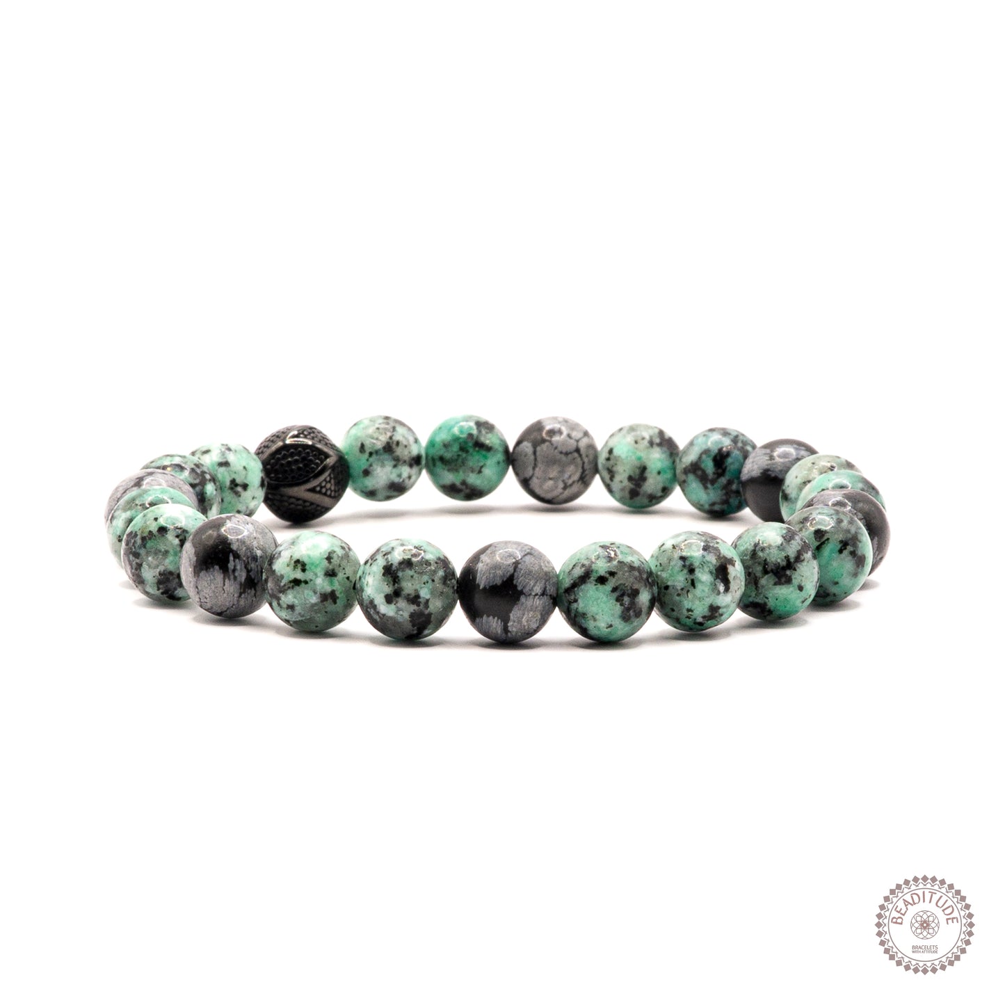 Sneeuwvlok Obsidiaan & Afrikaanse Turkoois