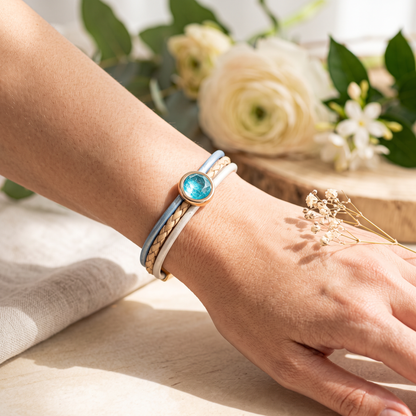 Chrysocolla facet | Premium Kwaliteit