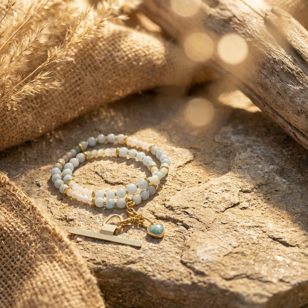 Aquamarijn, Amazoniet & Maansteen