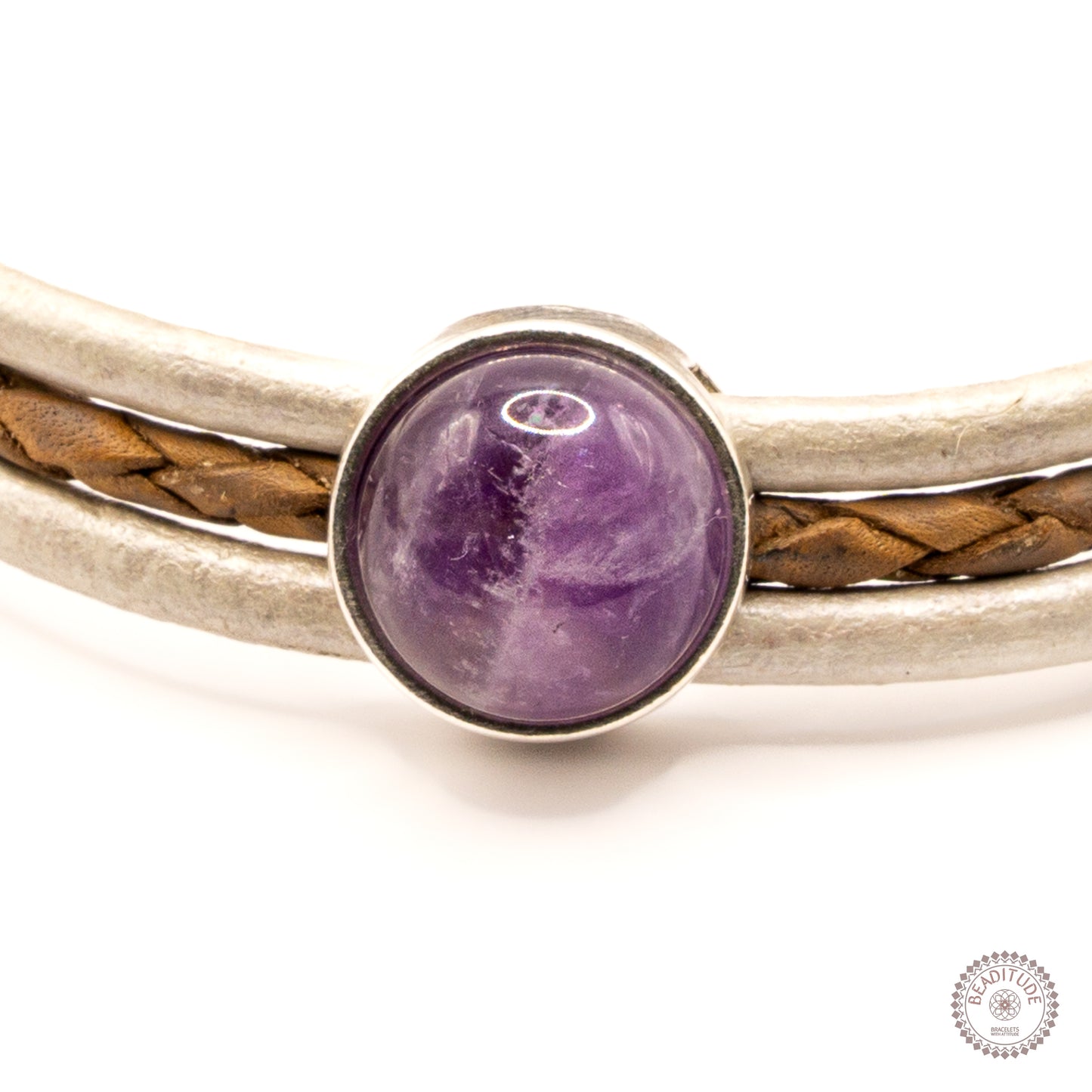 amethist cabochon 12mm