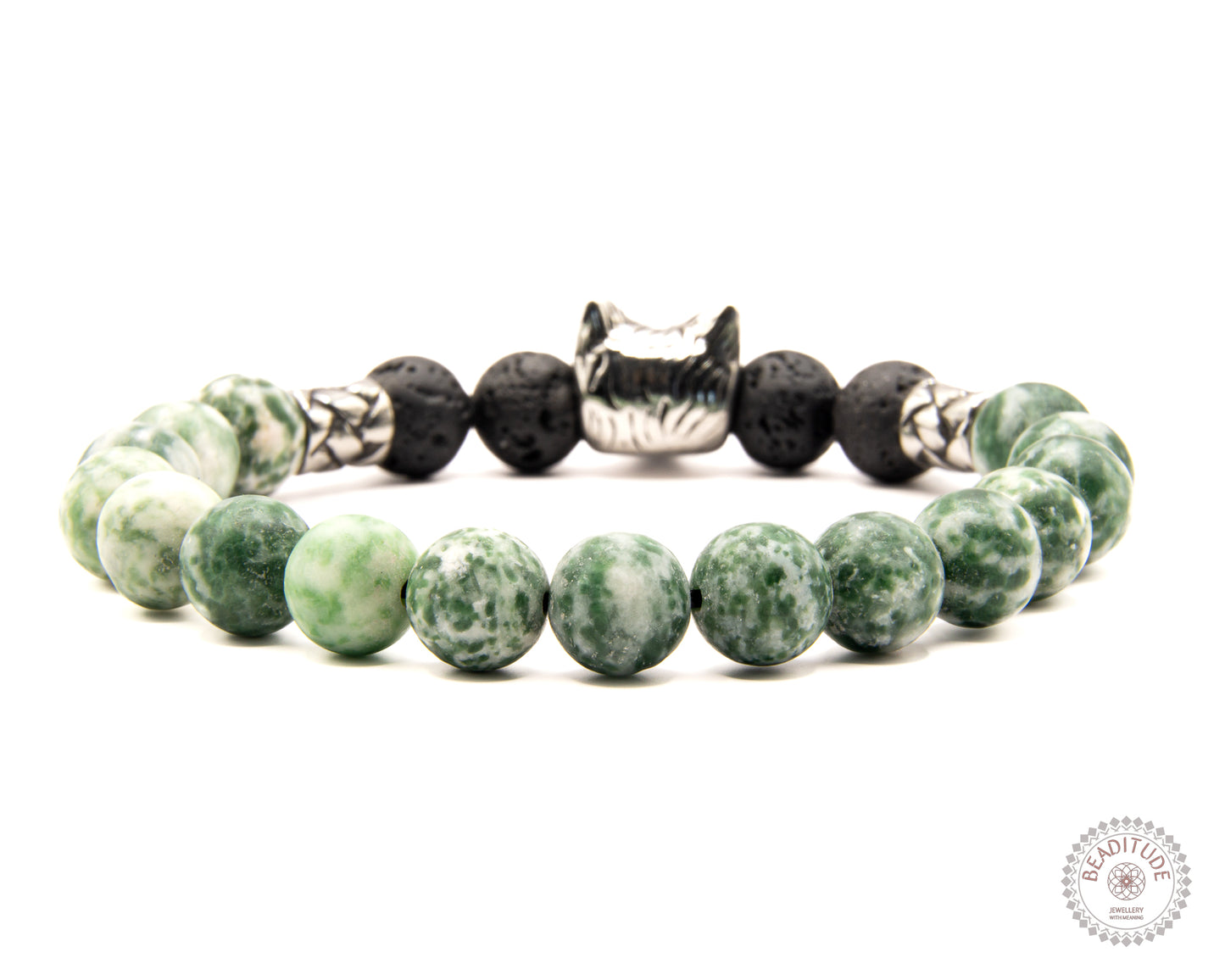 Groene Jade & Lava steen